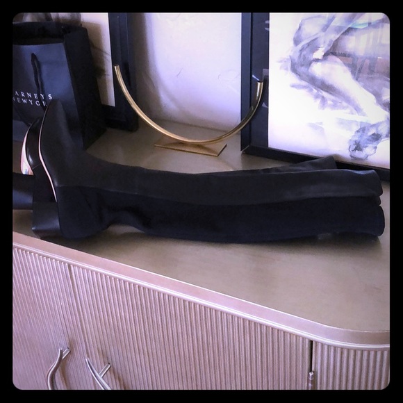 Gianvito Rossi over the knee boots - square toe - Picture 2 of 8